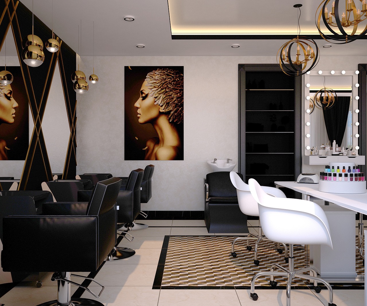 Salon Aria interior